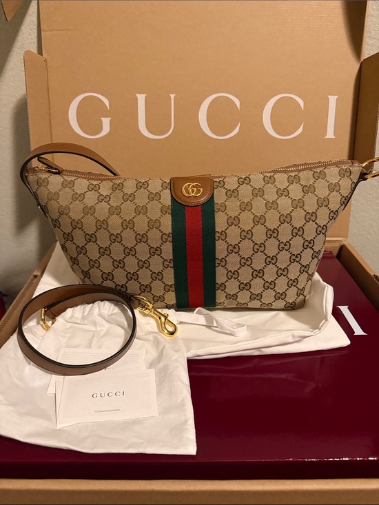 Gucci Handbags - Gucci Vanity medium top handle bag